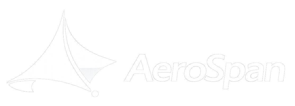 v3 aerospan inverted horizontal logo